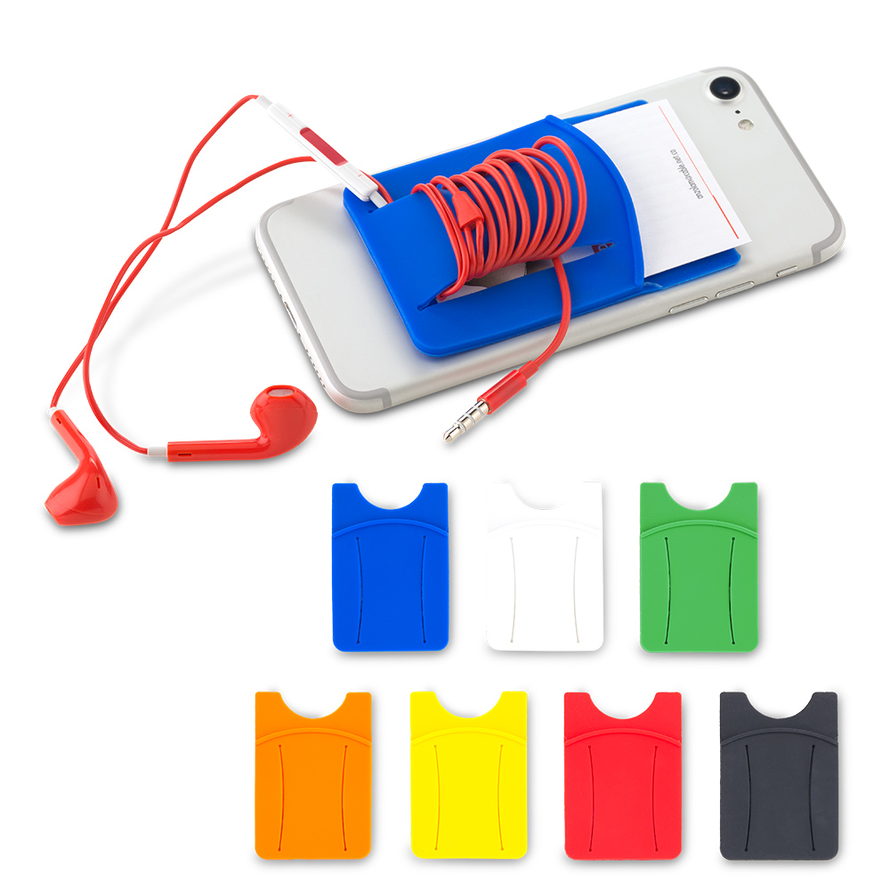 PORTATARJETAS CON ORGANIZADOR DE CABLES