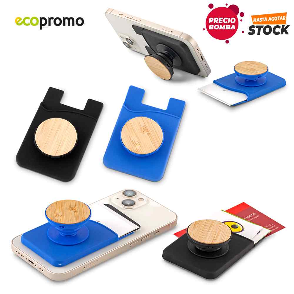 Portatarjetas Pump Bamboo - PRECIO BOMBA
