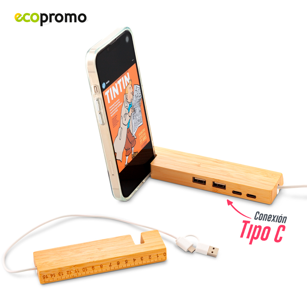 PUERTO USB RULER BAMBOO