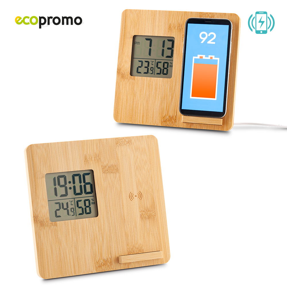 RELOJ CON CARGADOR INALAMBRICO DENVER
