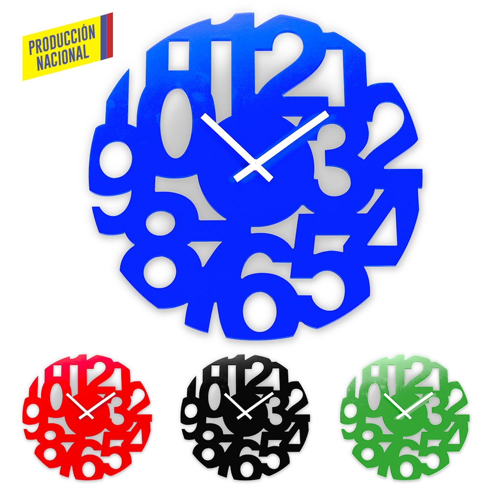 RELOJ DE PARED COSMOS - PRODUCCION NACIONAL Produccion Nacional