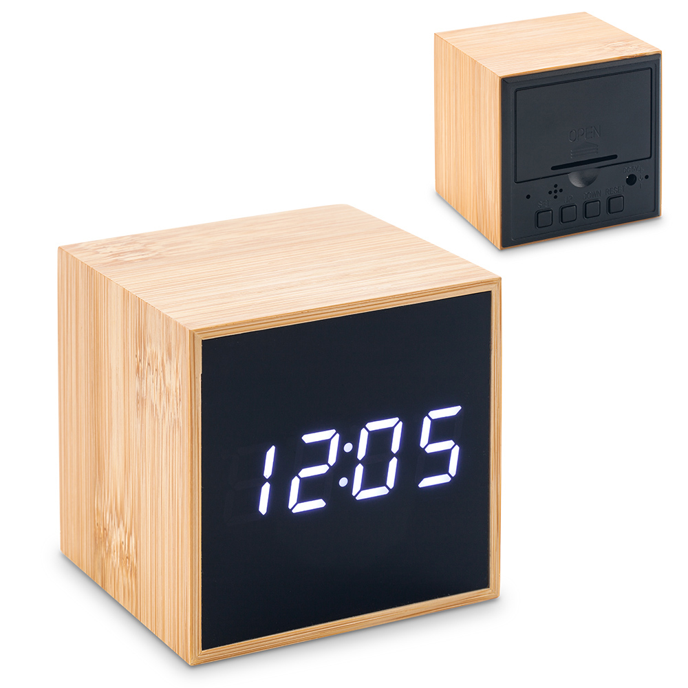 RELOJ LED BAMBOO - OFERTA Oferta