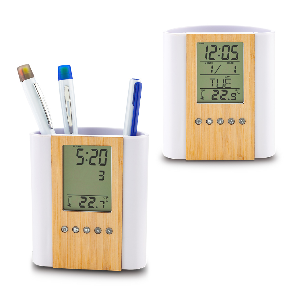 RELOJ PORTABOLÍGRAFO CRYSTAL BAMBOO