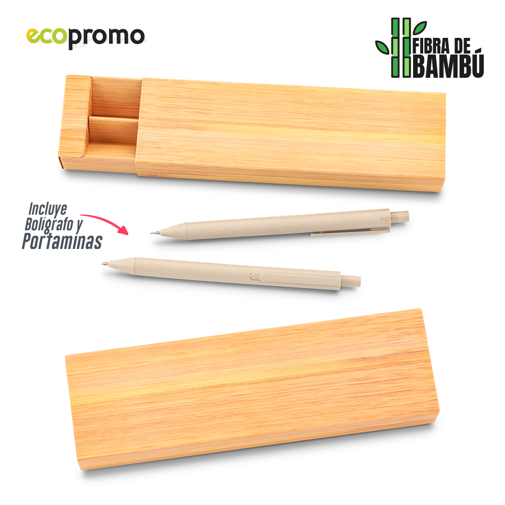 SET BOLIGRAFO Y PORTAMINAS DAKOTA ECO