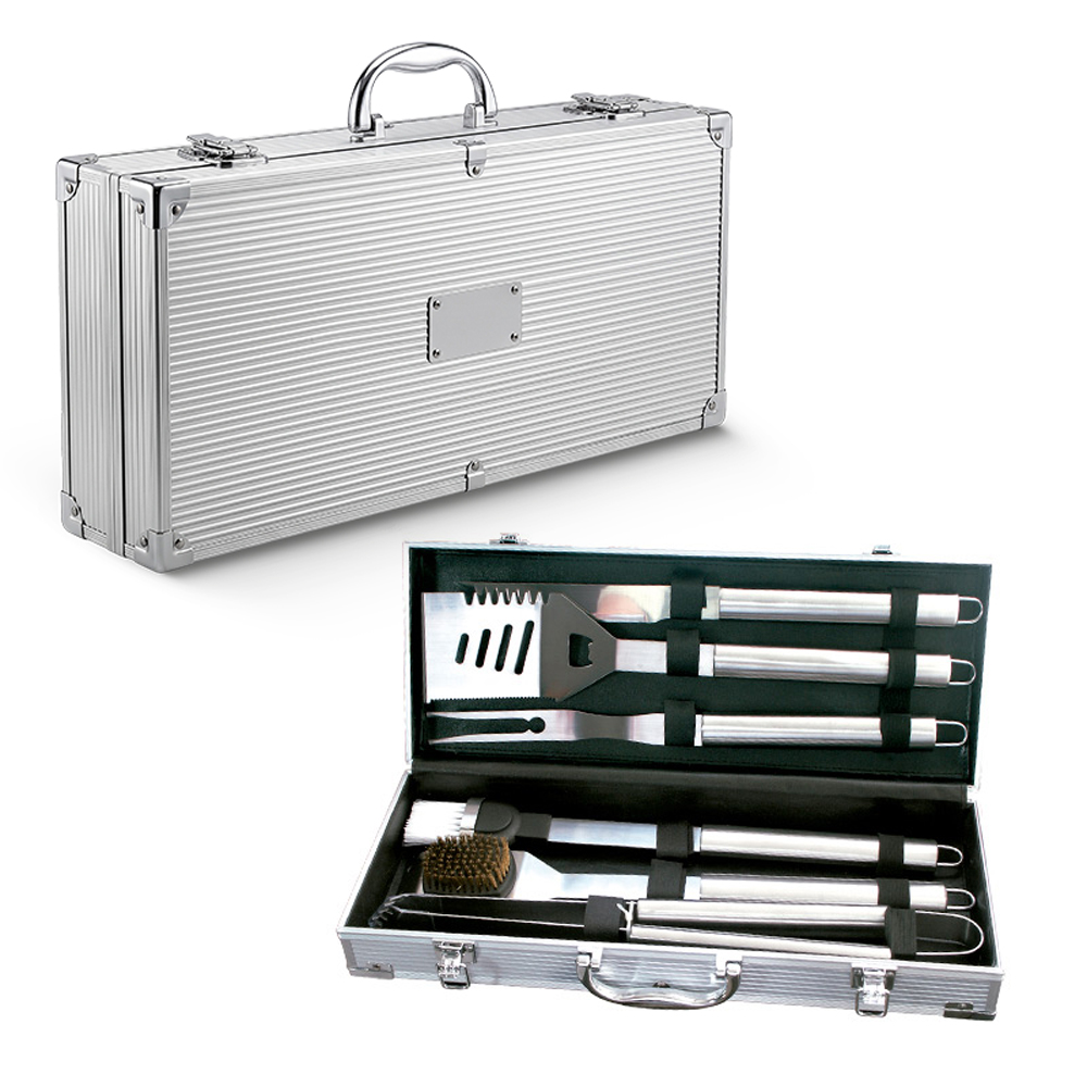 SET DE BBQ EN ALUMINIO 6 PIEZAS