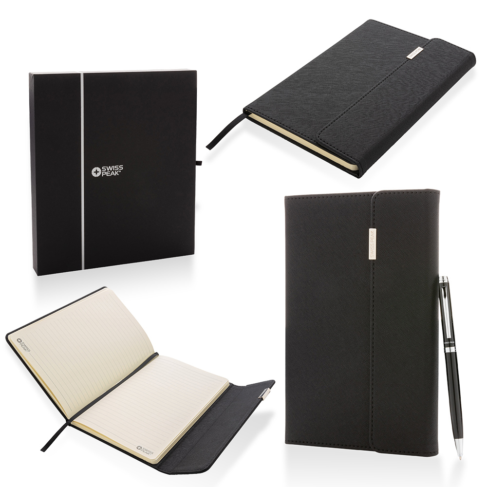 SET DE BOLÍGRAFO Y LIBRETA SWISSPEAK LUX