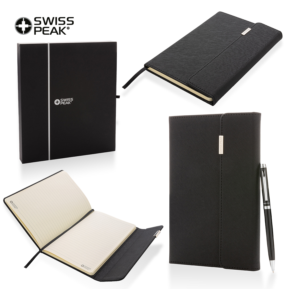 SET DE BOLÍGRAFO Y LIBRETA SWISSPEAK LUX