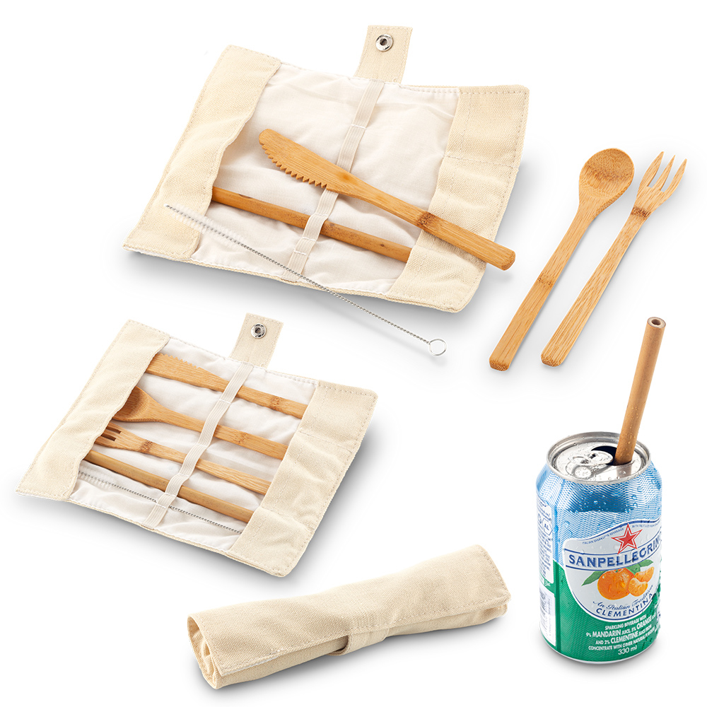 SET DE CUBIERTOS BAMBOO