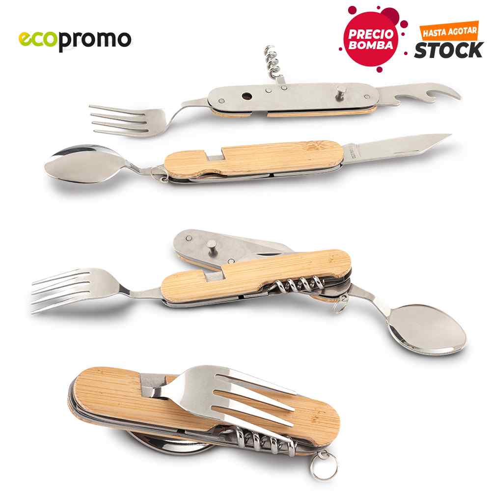 Set de Cubiertos Camping - PRECIO BOMBA