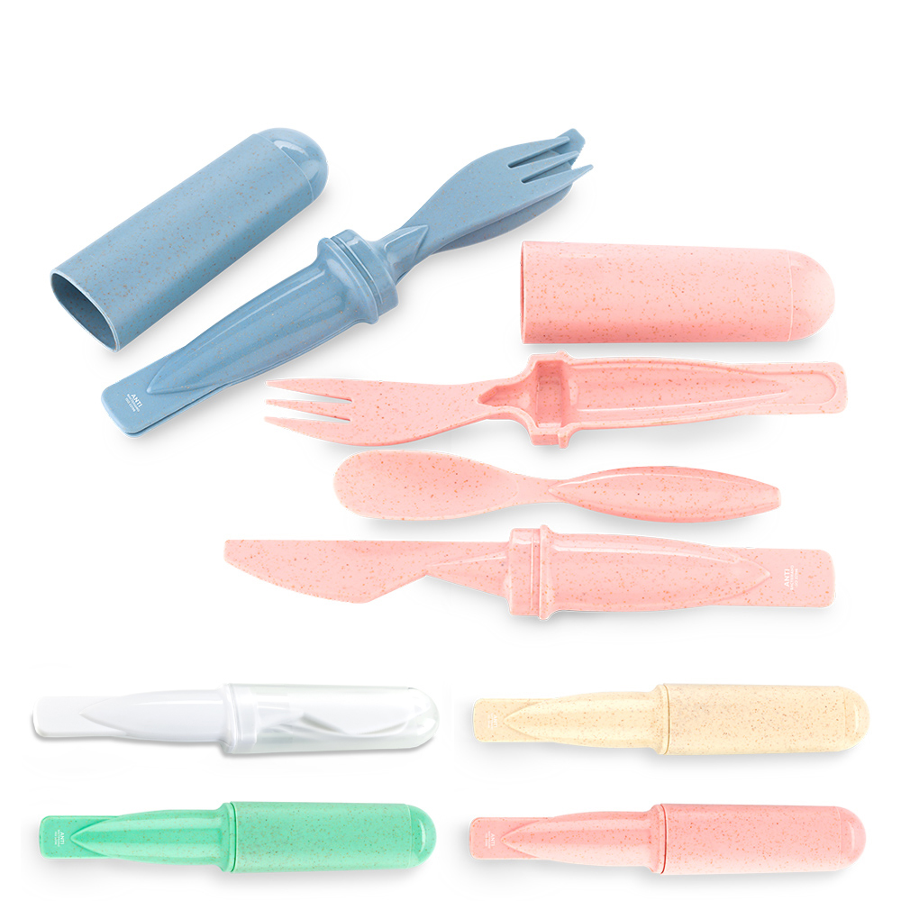SET DE CUBIERTOS ECO - MATERIAL ANTIBACTERIANO