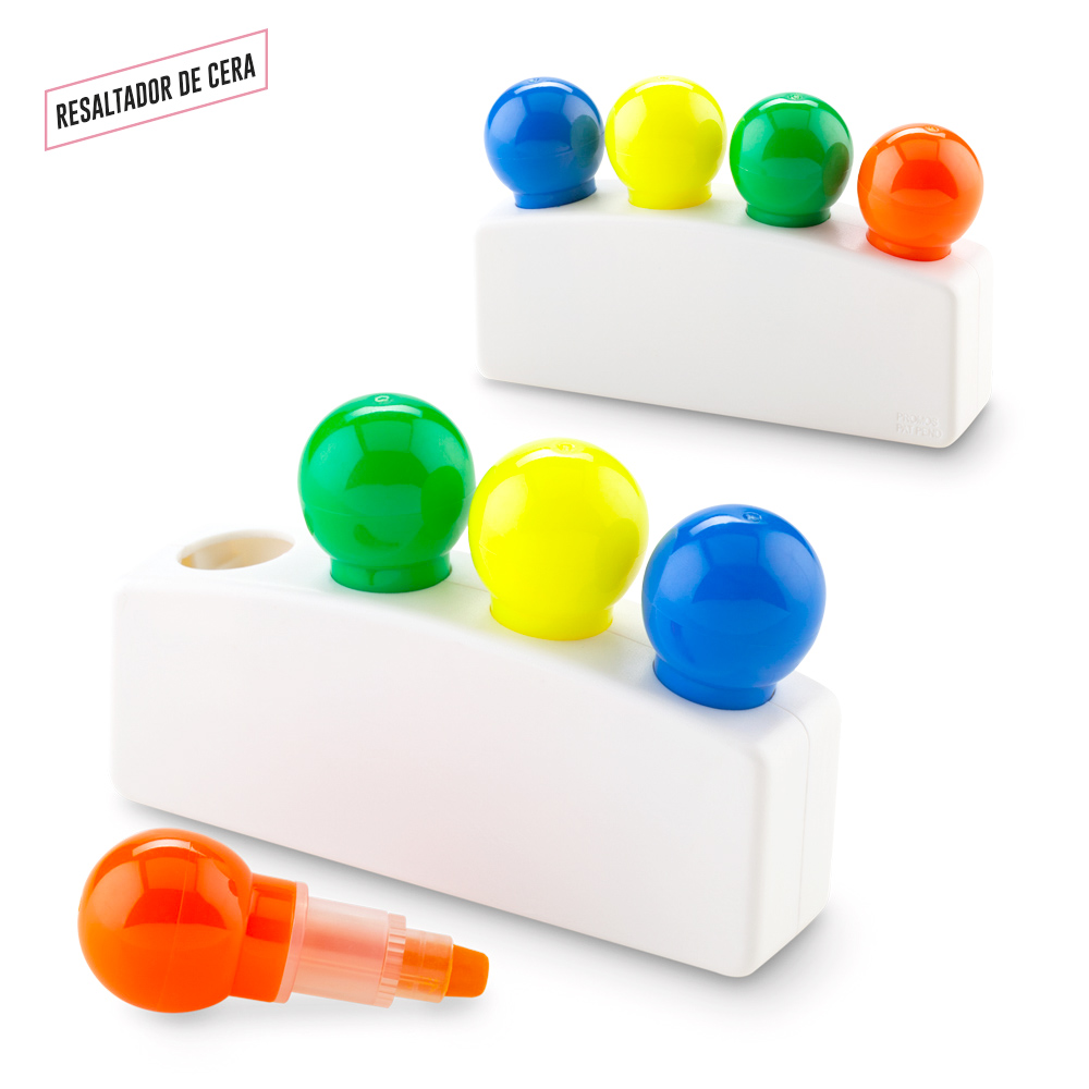 SET DE RESALTADORES EN CERA QUATTRO