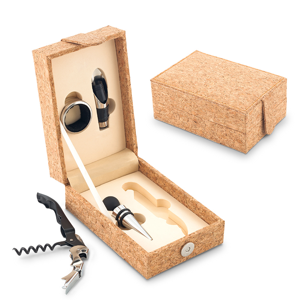 SET DE VINO EN CORCHO II