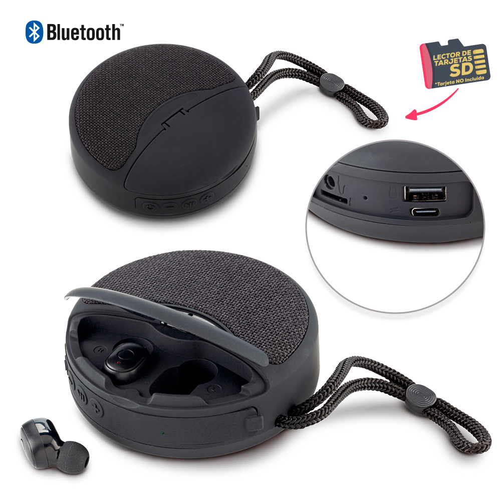 SPEAKER BLUETOOTH CON AUDIFONOS - OFERTA Oferta