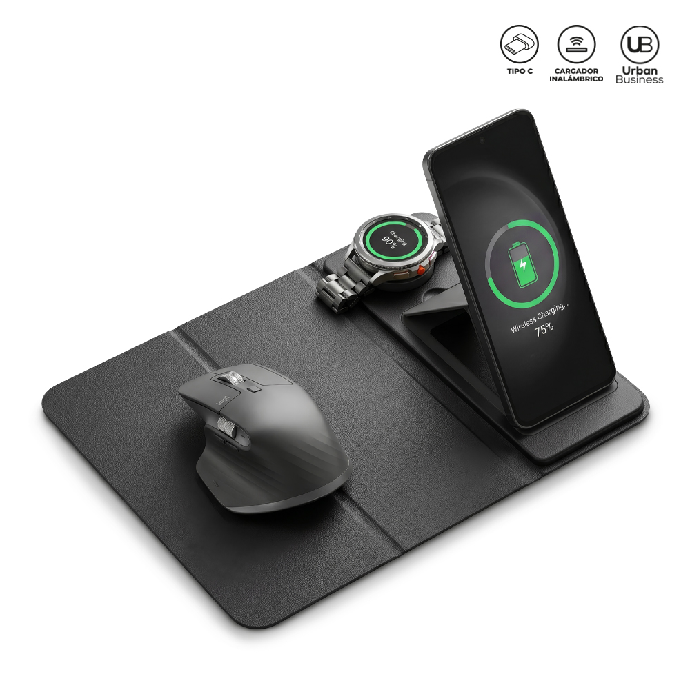 MOUSE PAD CON CARGADOR INALAMBRICO DRUS
