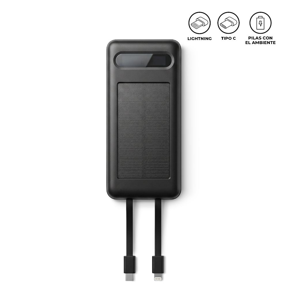 PILA RECARGABLE SOLAR TERRA 10000mAh