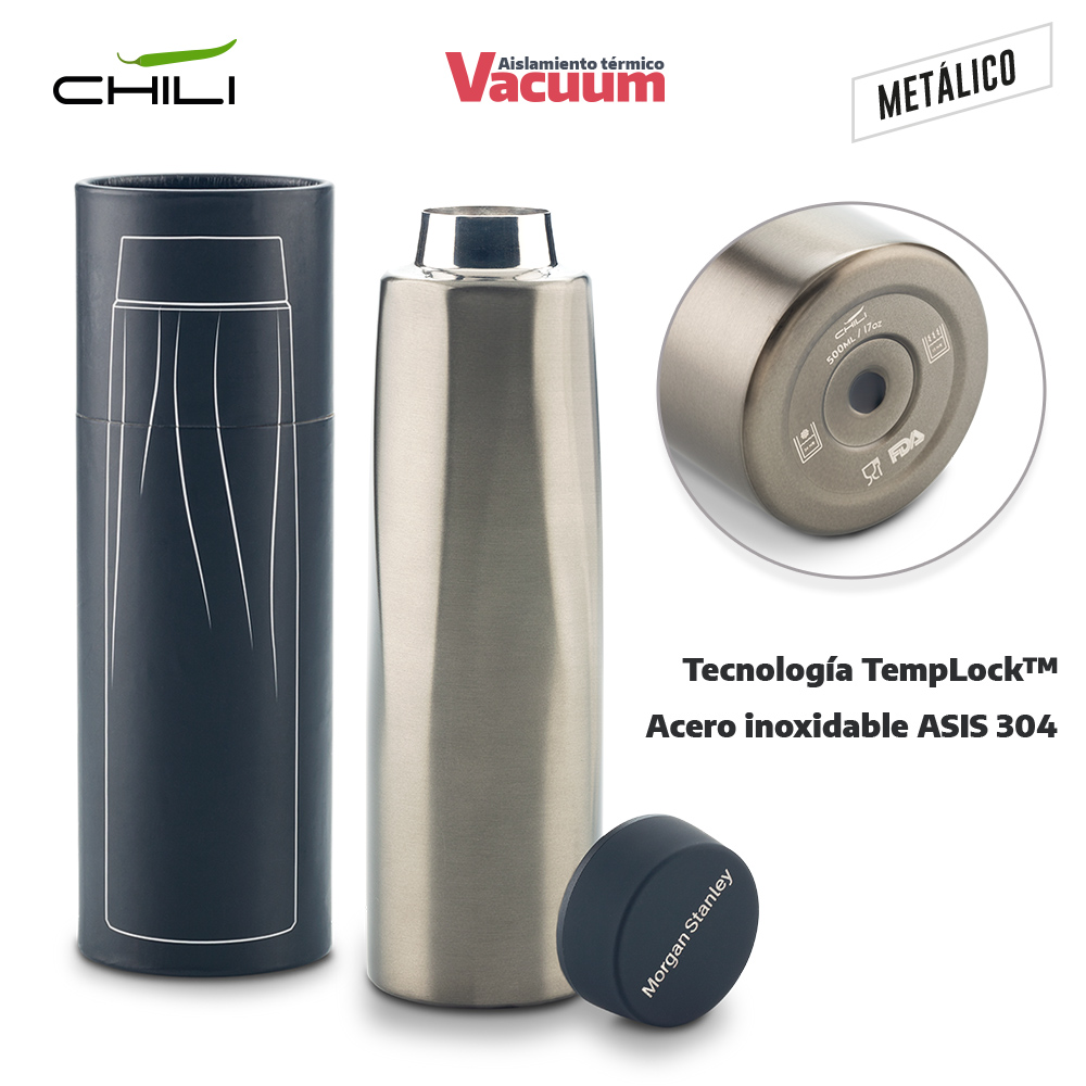 TERMO METALICO CALYPSO CHILI 500ML