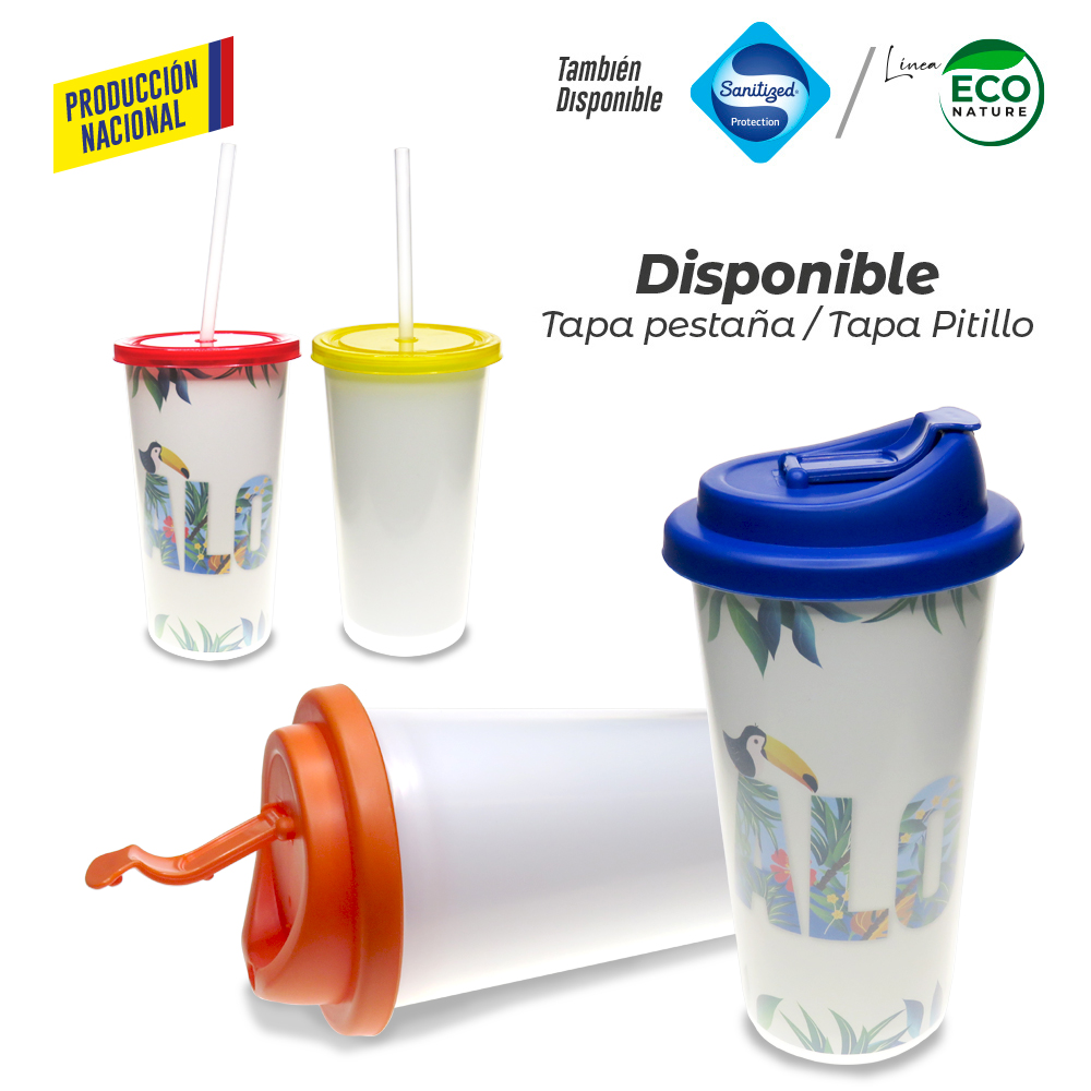 VASO DOBLE PARED DE SEGURIDAD 450ML - PRODUCCIÓN NACIONAL Produccion Nacional