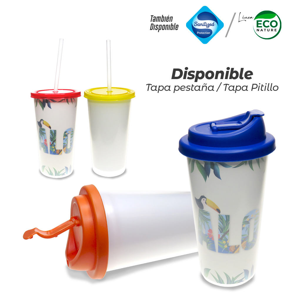 VASO DOBLE PARED DE SEGURIDAD 450ML - PRODUCCIÓN NACIONAL Produccion Nacional